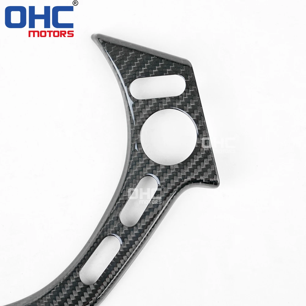 R35 Carbon Fiber Steering Wheel Parts For Nissan GTR r35 r 35 Exhaust 2009 2011 2016 Button Switches Switch Trim Cover