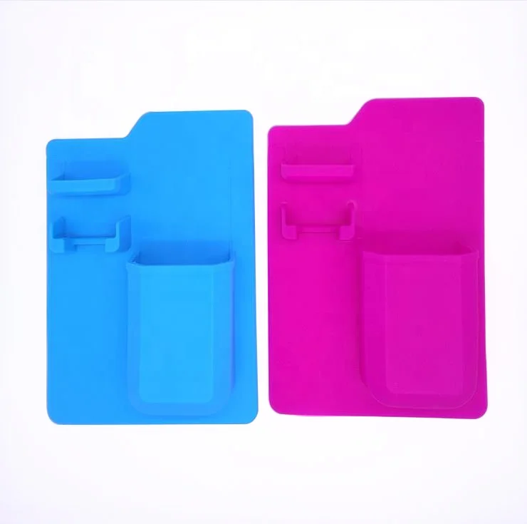 Multifunctional Bathroom Waterproof Non-slip Toothpaste Storage Rack Hanging Silicone Toothbrush Holder with Suction Cup