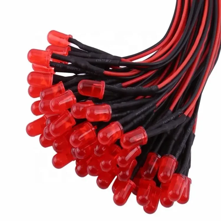 Customized DC 12V LED Diodes Prewired Emitting Diodes LED Light Lamp