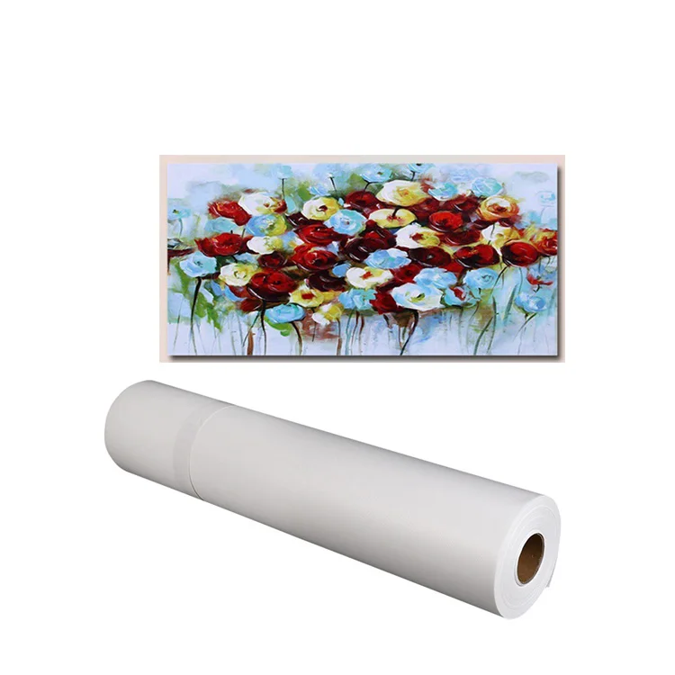 
Art canvas printing and cutting paper canvas rolls 3.20 meter for eco-solvent 