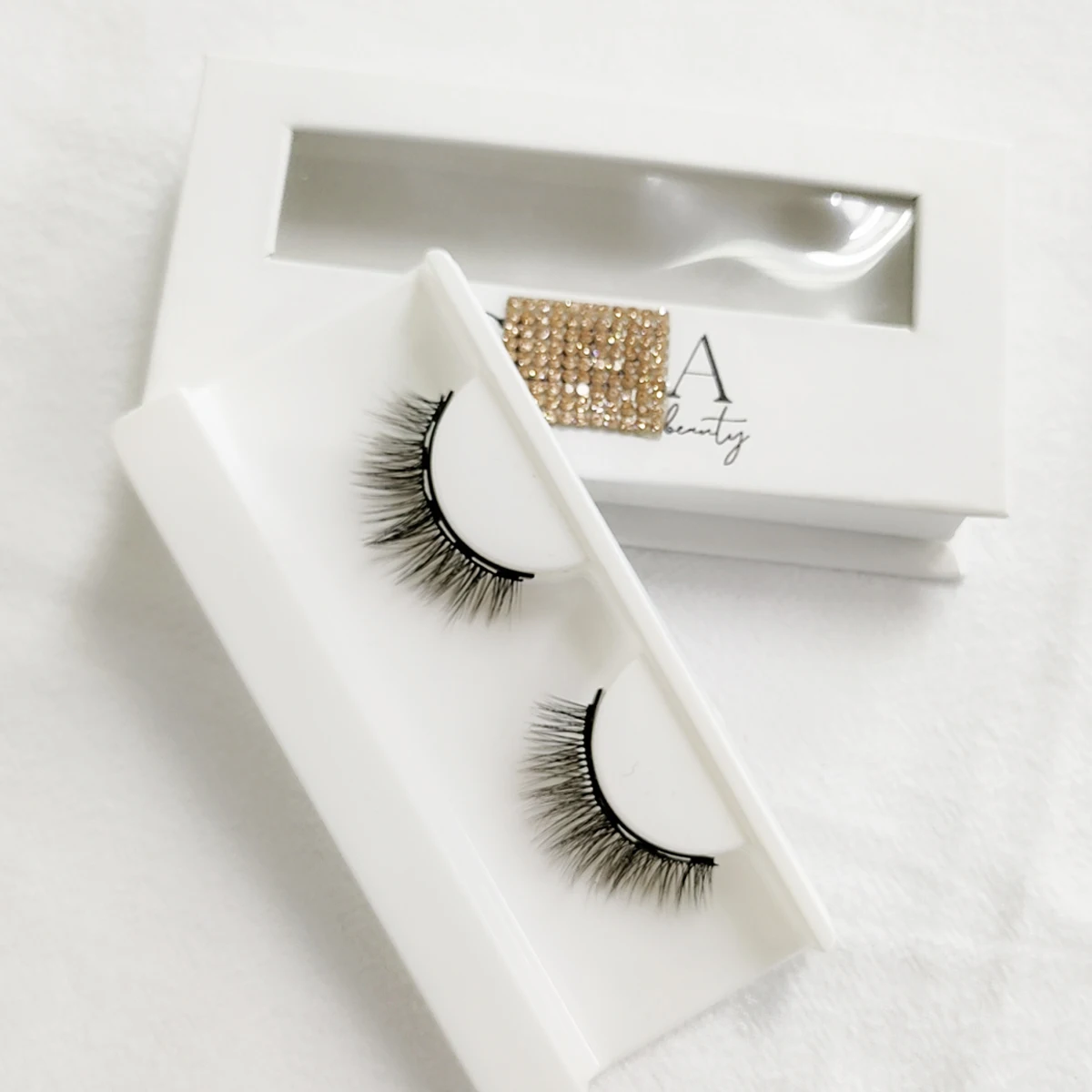 Private Label Eyelashes Magnetic Eyeliner No Glue Magnet Eyelashes Set For Individual Magnetic Lashes