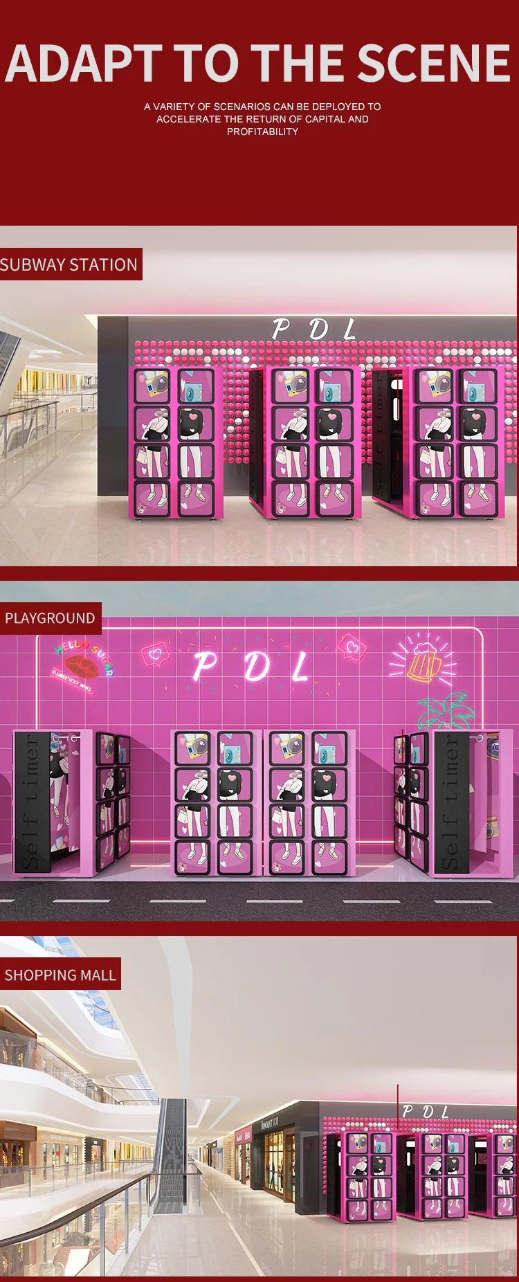 Portable Photo booth Kiosk Delux Augmented Reality Photo Booth Mirror Kiosk Machine 21.5 Inch Touch Screen Self Service Selfie P