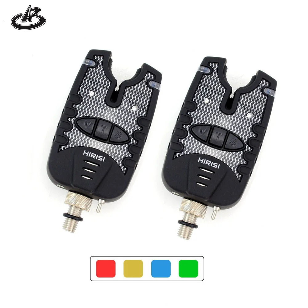 Carp fishing bite alarms with Blue LED Sound Tone Adjustable fishing bite indicators