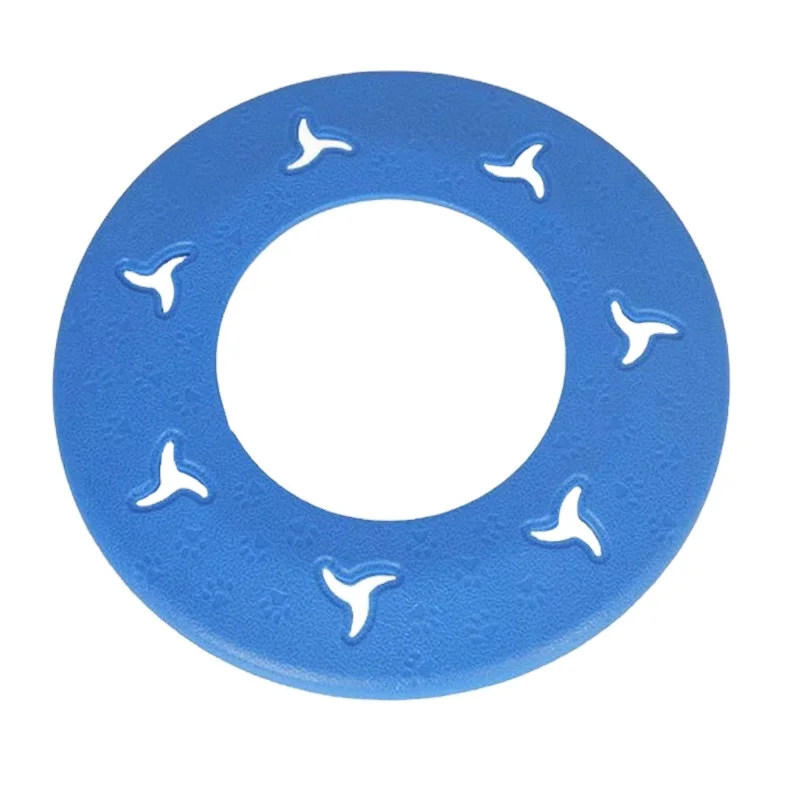 2024 Hot Selling Rubber Pet Training Toy Resistance Bite Dog Chew Toys Pet Flying Discs Dog Frisbeed