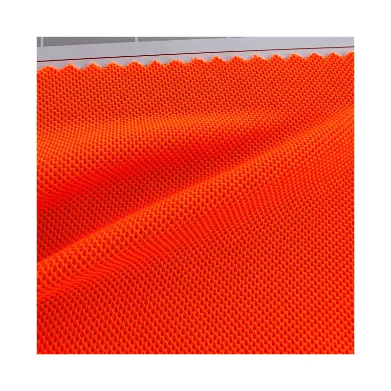 Wholesale Polyester Pique Fleece 100% Polyester Fluorescent Safety Vest Fabric