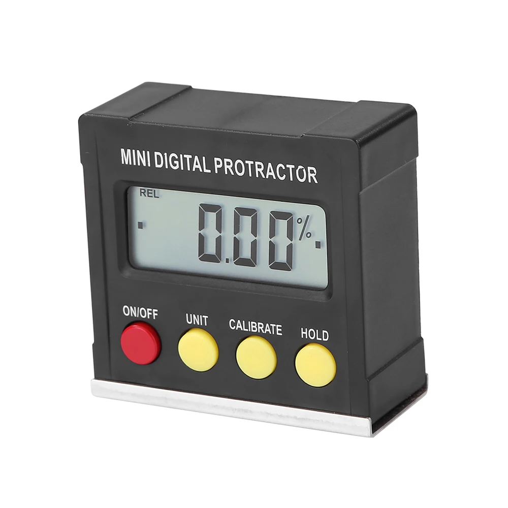 Horizontal Angle Meter Digital Protractor Inclinometer Electronic Level Box Magnetic Base Measuring Tools