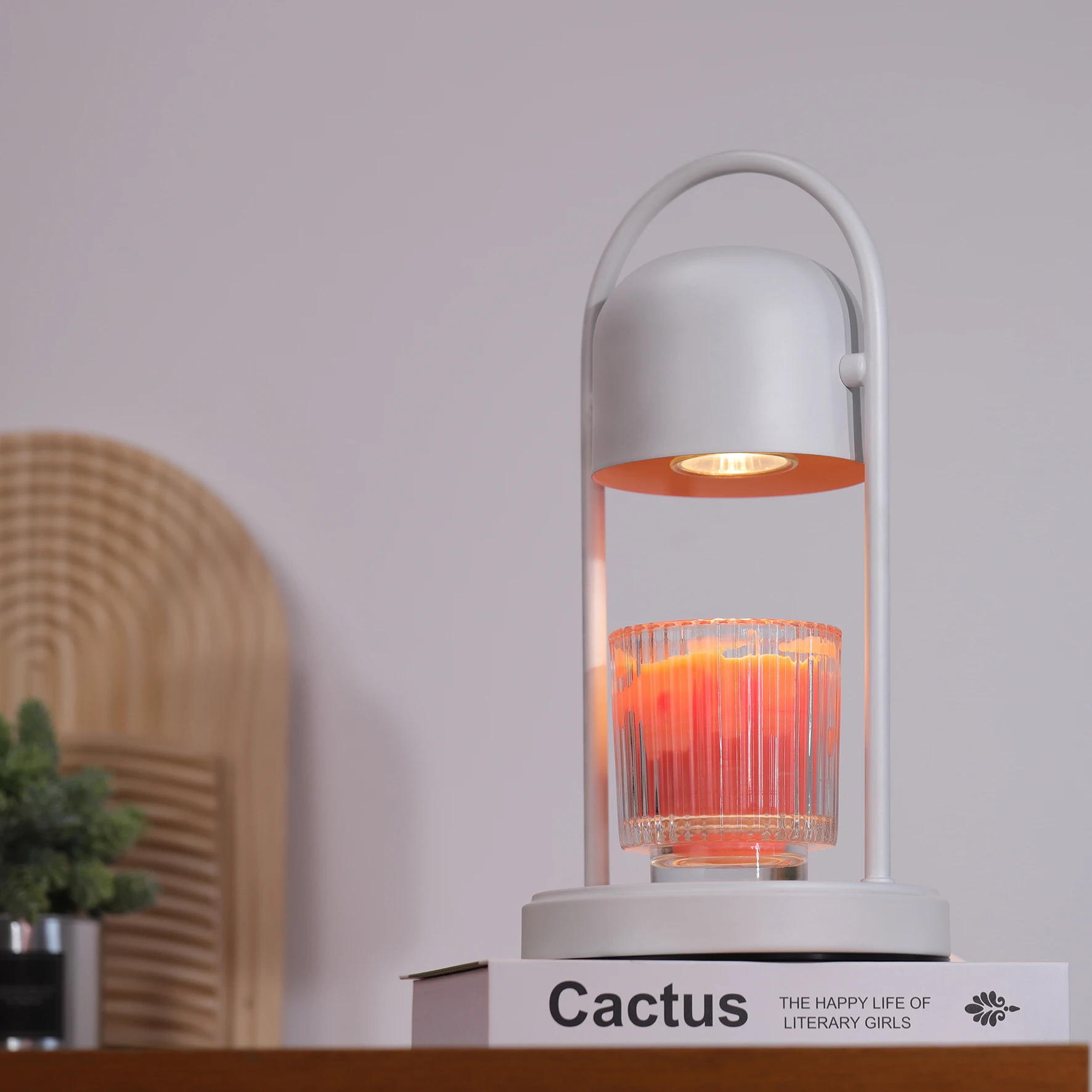 wholesale home decor dimmable fragrance lamp smokeless electric adjustable temperature switch candle warmer lamp with timer