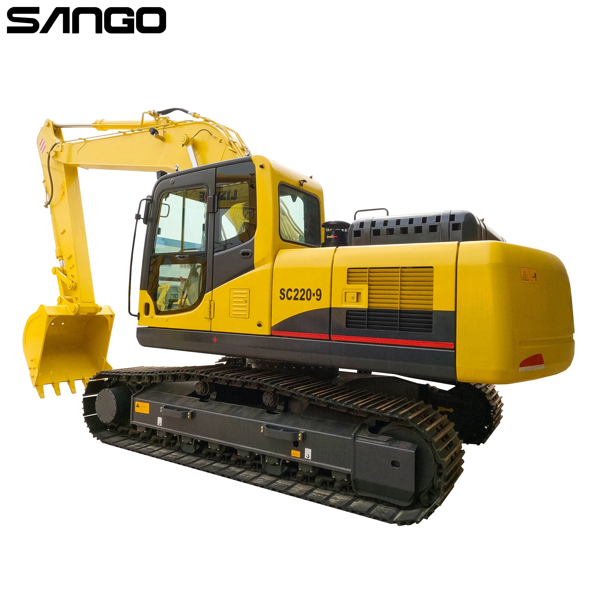 Heavy earth-moving machinery tunnel Factory Excavator 20 ton arm&hammer acens payload 80ton Digger Machine with breaker