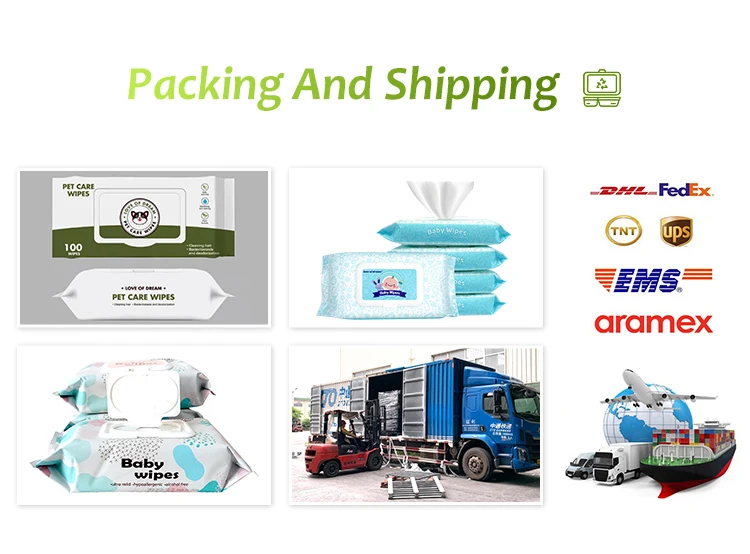 Wholesale custom Natural organic biodegradable cleaning flushable soft sensitive baby wet wipes