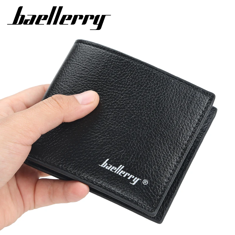 Популярный на Amazon новый дизайн Baellerry короткий мужской бумажник из искусственной кожи низкая цена мужские держатели для карт бумажники денег