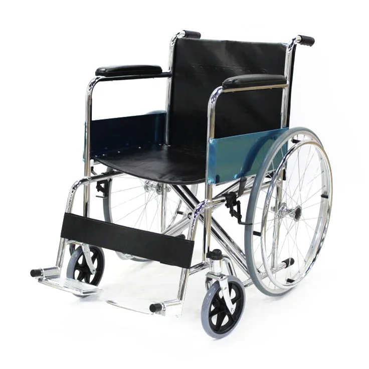 Medical devices & Supplies winter products 2022 standard foldable manual steel wheelchairs