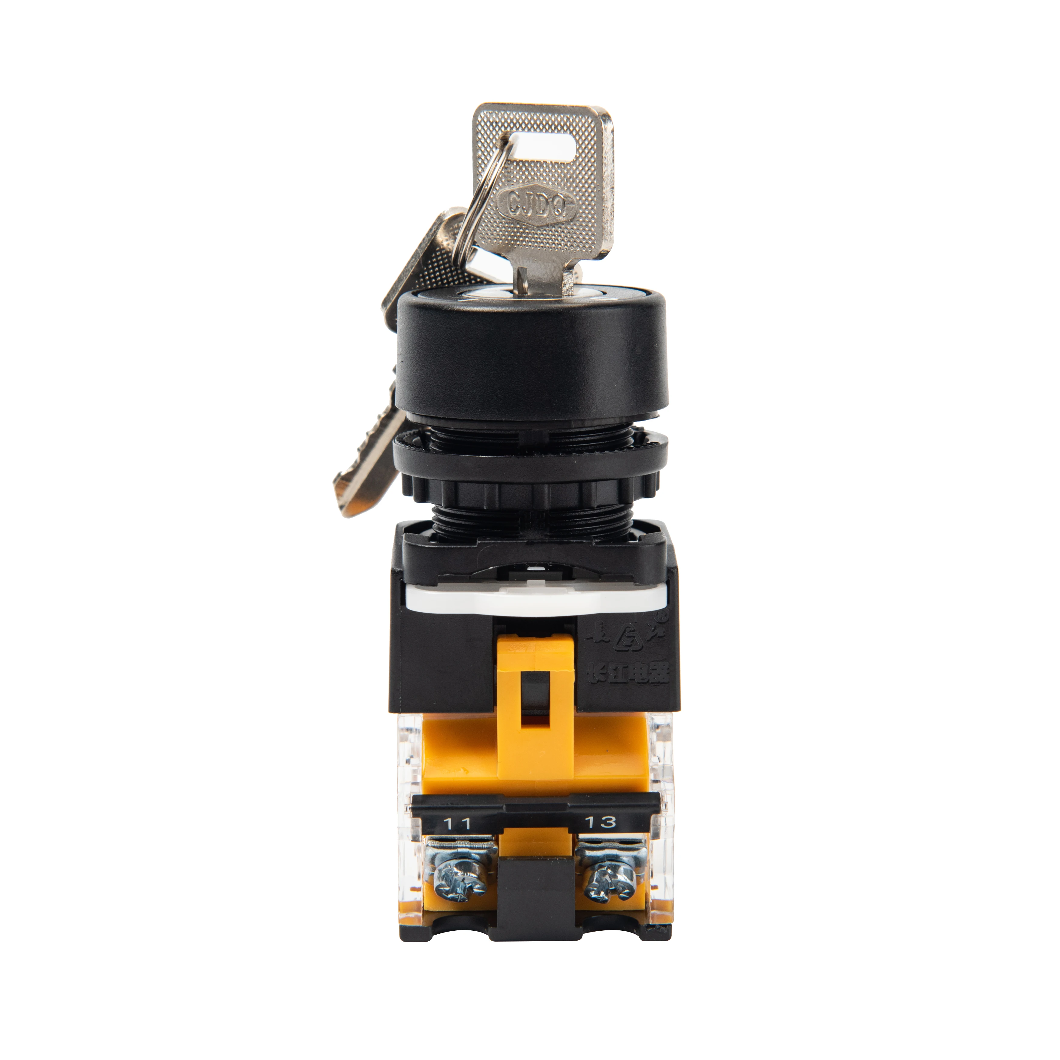 Manufacturer  LA38 series 22mm 3 position key operated electrical switch