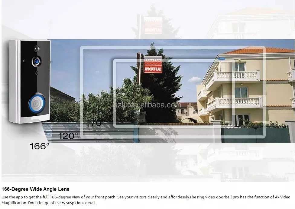 WI-FI Video Door Phone Door Bell WIFI  Camera For Apartments IP Video Intercom IR Alarm Wireless Security Camera Cam  Doorbell