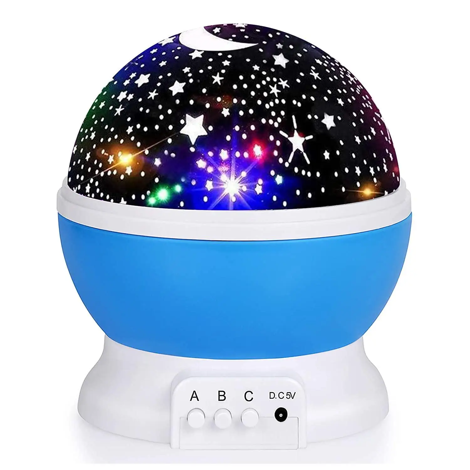 Starry Sky Projector Star Night Lights Star Moon Projector LED Rotating Night Lamp  For Children Bedroom Decoration Baby Gift