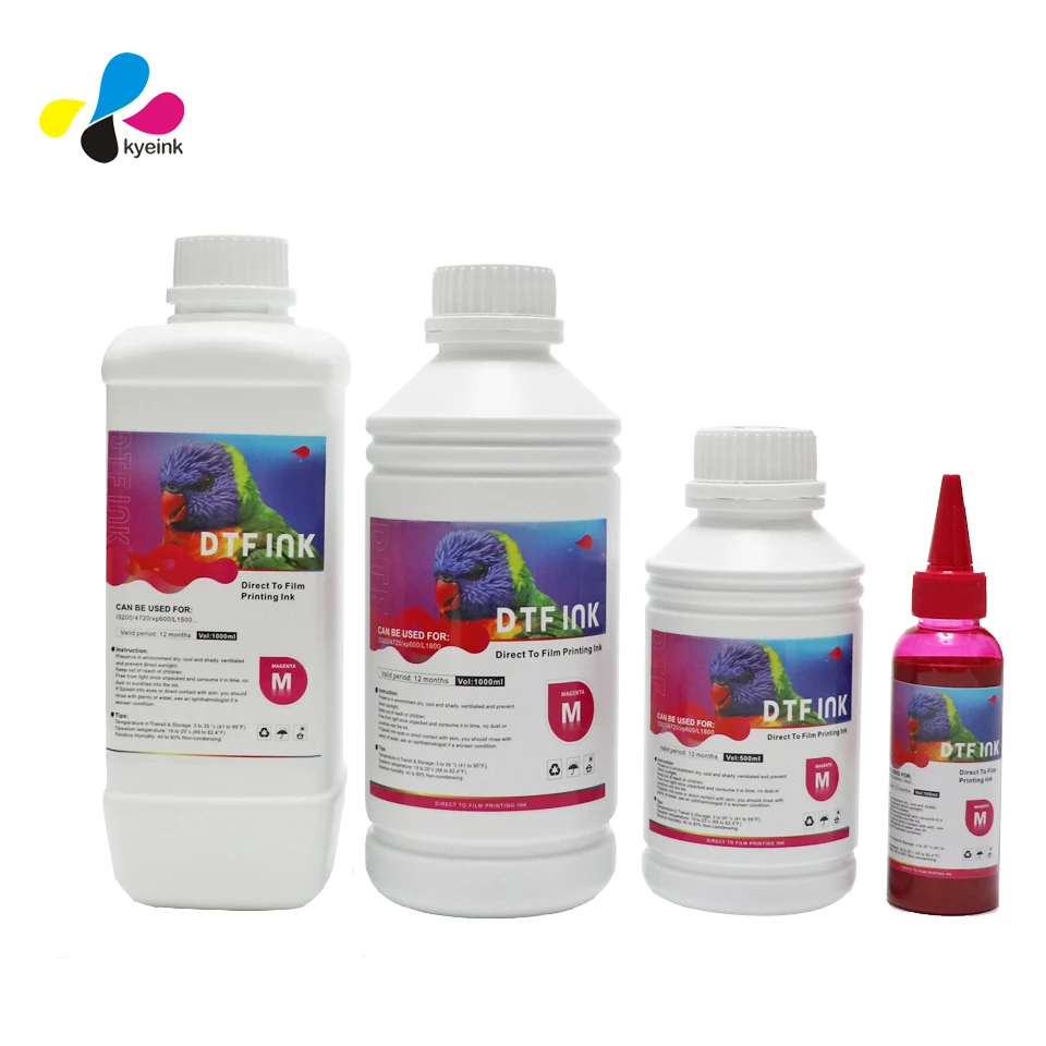 Water Based Dtf Ink 1000ml i3200 Xp600 L1800 L8805 Printer Printing Inks Dtf Consumables Ink