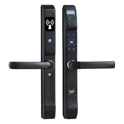 Intelligent sliding door lock available key fingerprint card