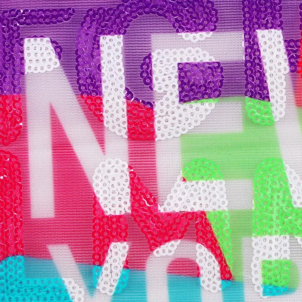 
GUGUTREE embroidery Sequins big perfume bottle patch cartoon letter patches badges applique patches for clothing ZK-84 