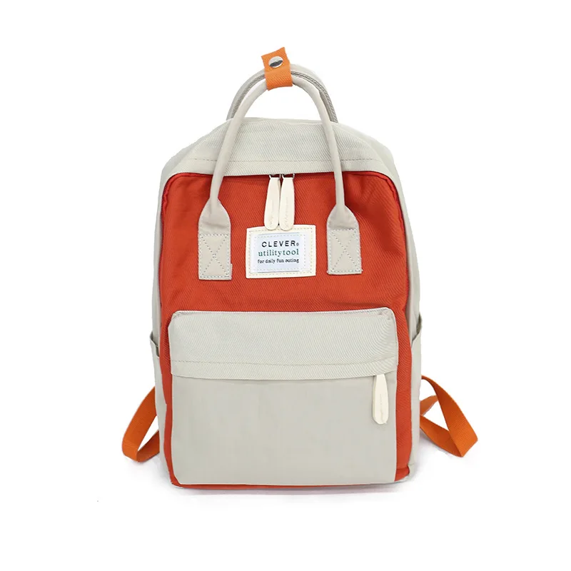 Нейлоновый рюкзак для девочек, детский дорожный тоут с разноцветными надписями, школьный ранец на заказ