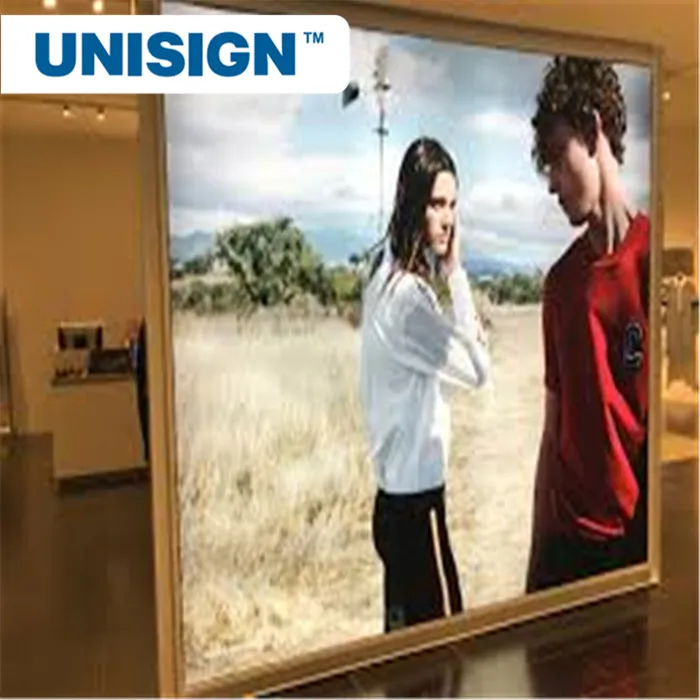 Popular double layer advertising light box textile super soft and no light leakage for transfer sublimation