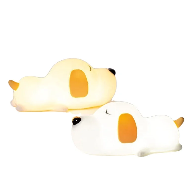 High quality Mini Dog Light Creative Cute Lamp Dimming Chargeable Light Led Timing Switch Motion Sensor Night Light