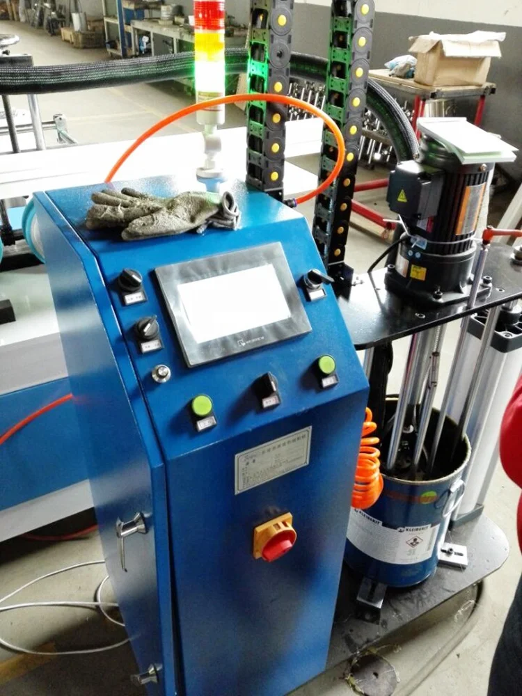 
PUR glue profile wrapping machine 