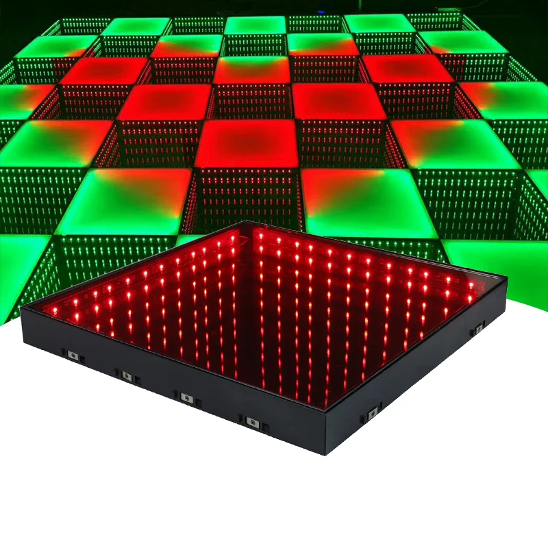 Зеркальные 3d матовые rgb панели Бесконечность интерактивный