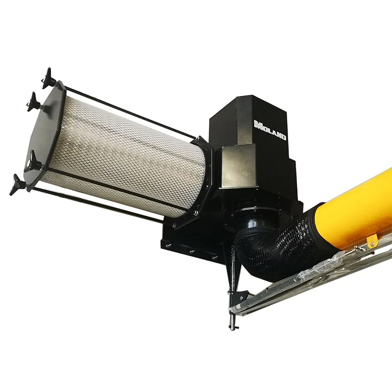 Cartridge Smoke Extractor Wall-mounted Welding Fume Extractor With Suction Arm