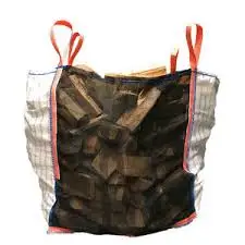 Firewood big bags used for packing firewood bulk jumbo bag super sack mesh and ventilated fabric