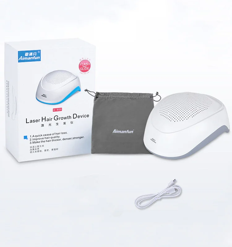 Anti Hair Loss Helmet Laser Regrowth Massager Cap 650nm Laser Wavelength Hair Growth Treatment Hat