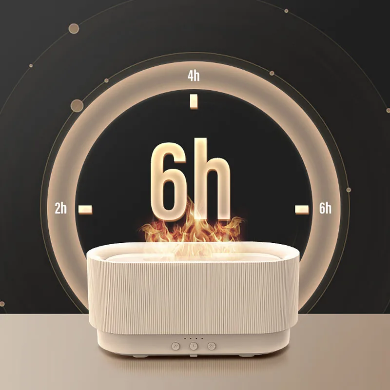 New Trend USB Bedroom Flame Aroma Diffuser Ultrasonic Essential Oil Diffuser