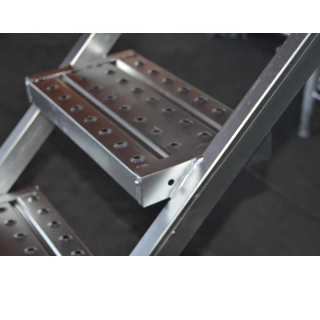 wholesale parts or accessaries 3 4 5ft steel walk broad  folding step ladder used for access layher ringlock scaffolding system