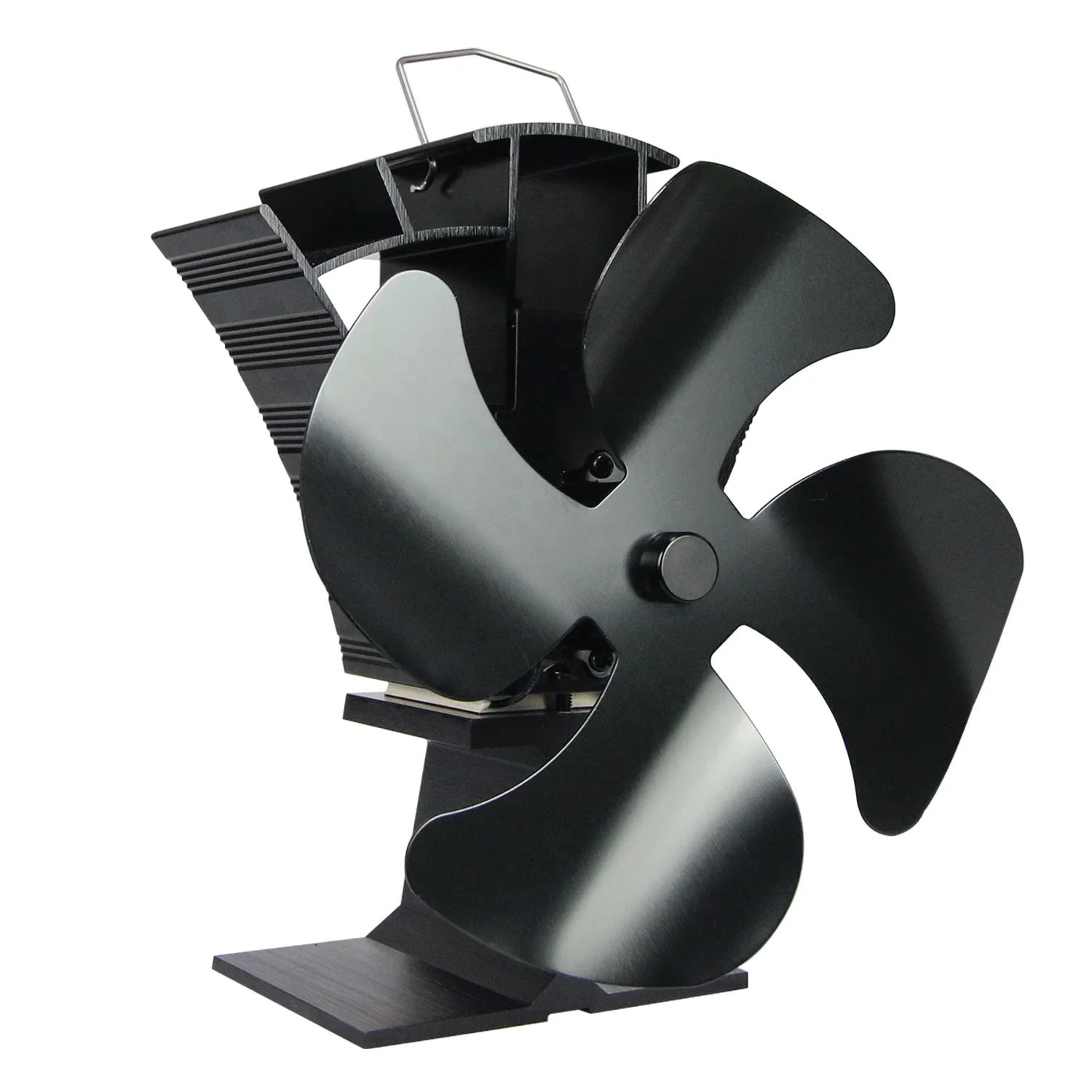 Oscillating Wood Stove Fan Fireplace Fan for Warm Air Saving Furnace Air Blower for  Wood log Burner