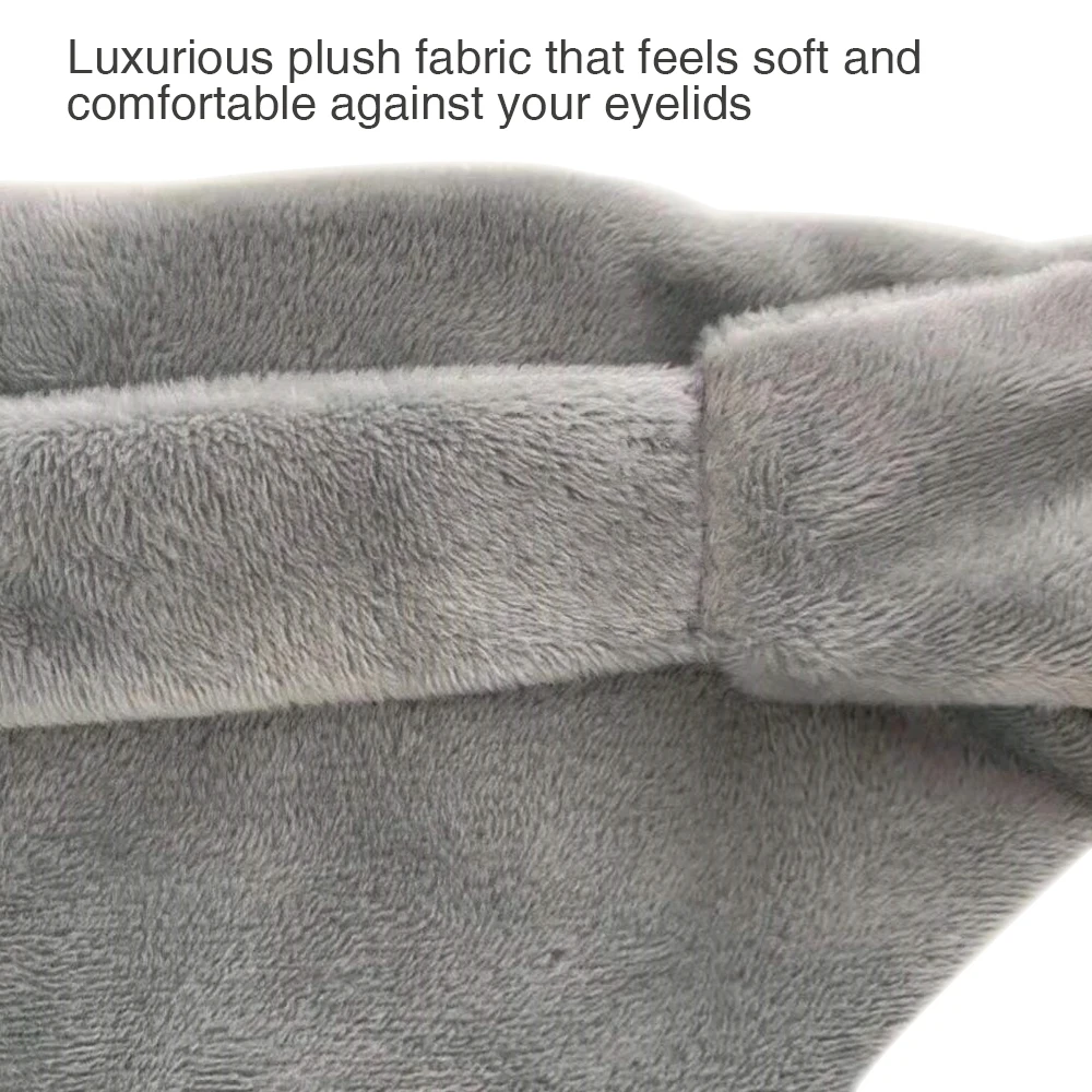 World-bio Lavender Sleeping Eye Mask Light Weight Suede Eye Mask Home and Travel Adjustable Eye Mask