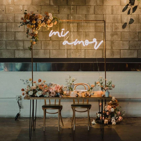 Rebow дропшиппинг светодиодная неоновая вывеска в форме игры Акриловая Mr и Mrs для украшения свадебной вечеринки