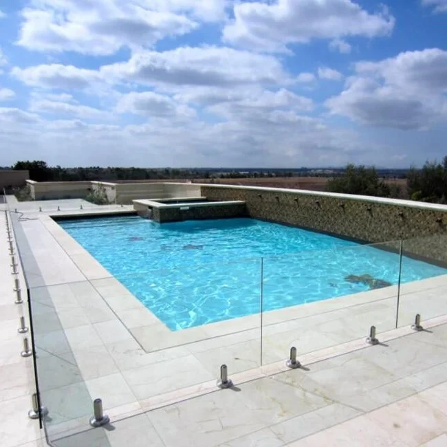 Ограждение для бассейна класса ss 316, стеклянные перила для бассейна