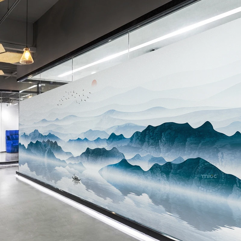 Popular Customize Popular Customize Tint Winter Windows 10 Pro Sticker Frosted Glass 3D Glass Snowflake Window Sticker