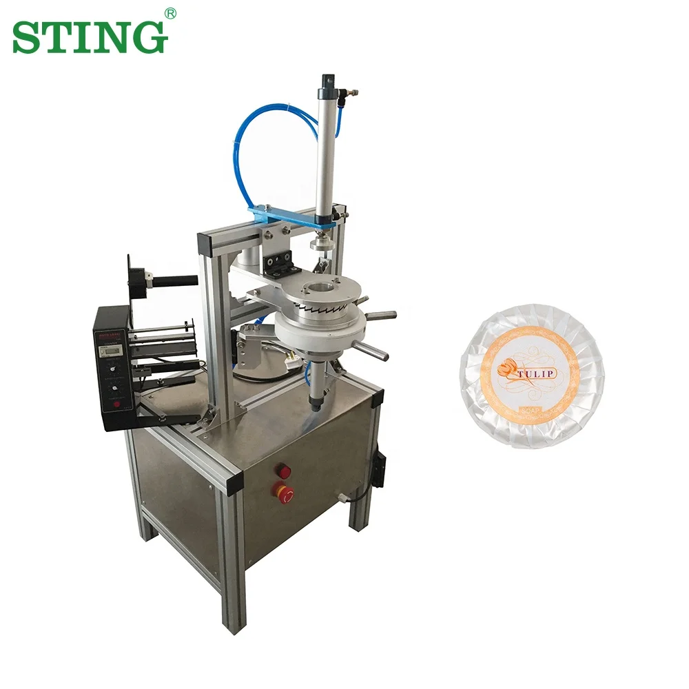 Полуавтоматический Туалет Отель Pleat мыло упаковочная машина