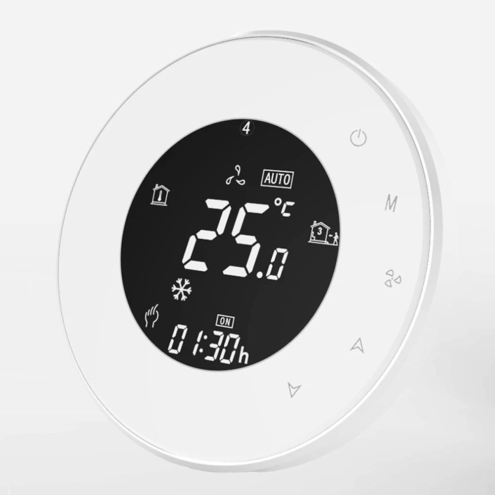 Msthermic цифровой Wi-Fi Smart life tuya катушка вентилятора/HVAC комнатный термостат регулятор температуры с 2 проводами управление клапаном мотора