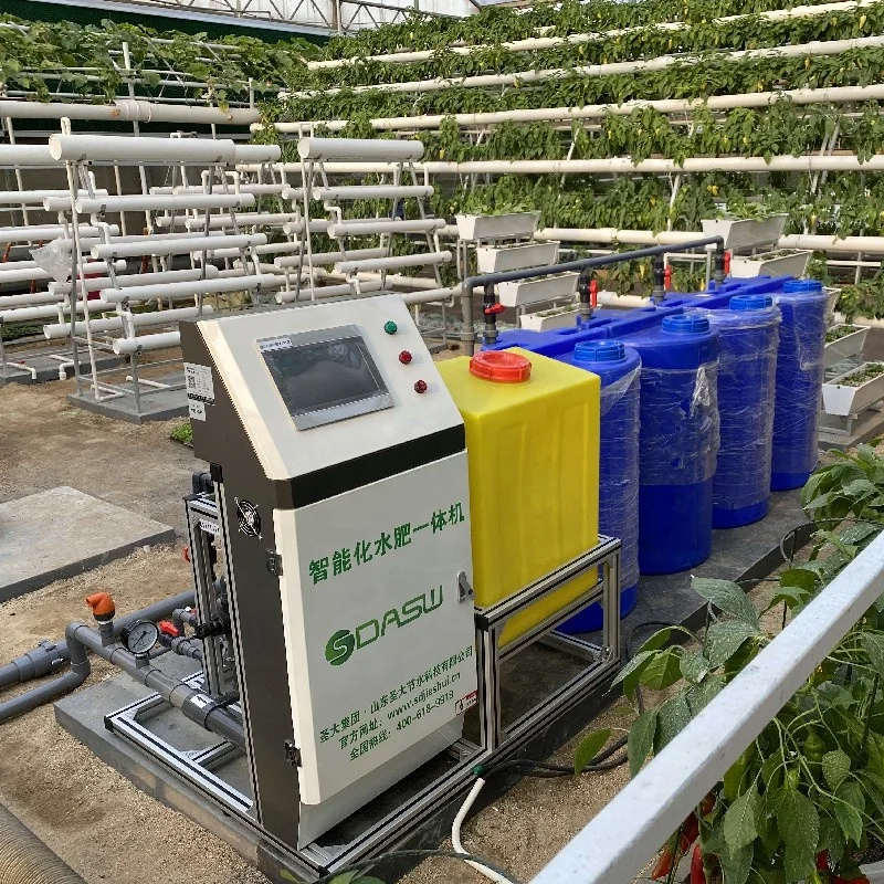 Water and fertilizer integrated machine of drip irrigation system for agriculture greenhouse