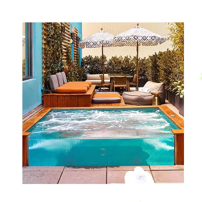 plexiglass panel of acrylic swimming pool