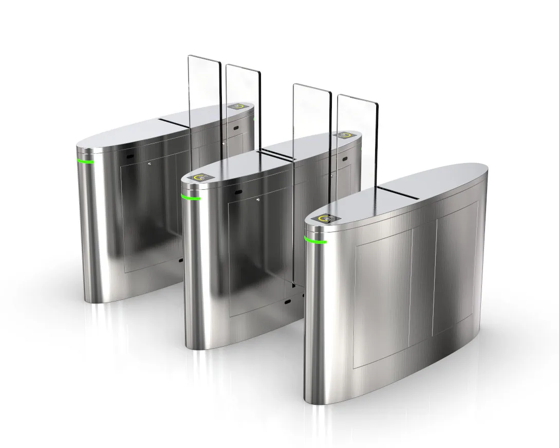 Automatic Card Access Control Full Height Sliding Turnstile Sliding Turnstile Gate Opener for Office