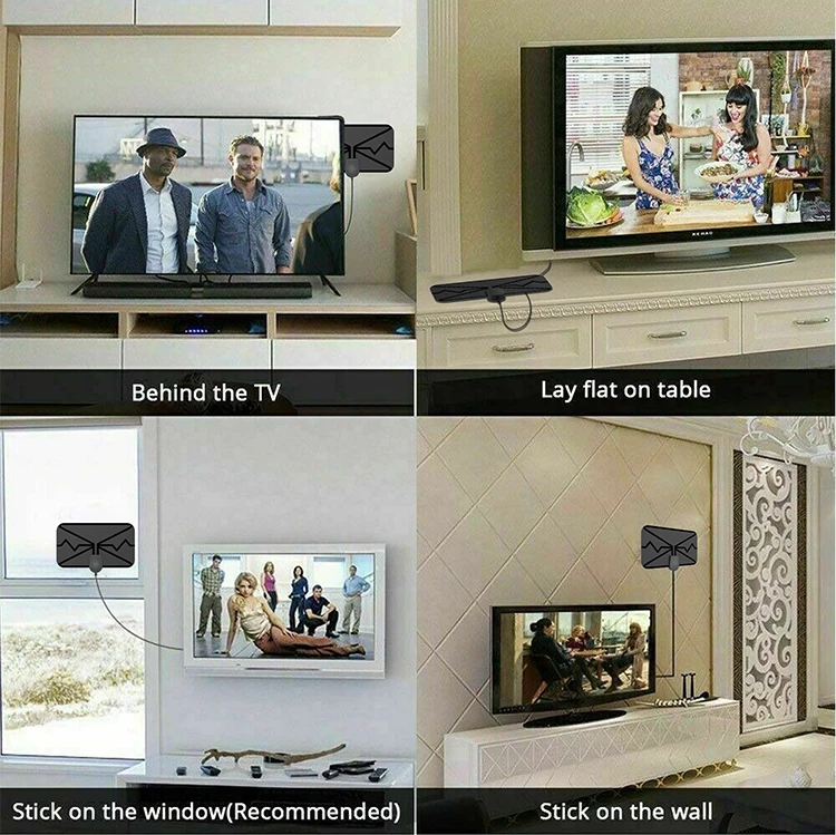 4k 37dbi с высоким коэффициентом усиления Hd Tv коробка цифров ТВ антенна усилитель активного комнатная