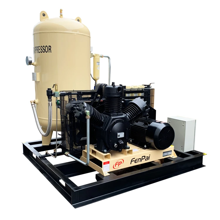 30 bar belt compresor de aire piston air compressor for laser cutting machine