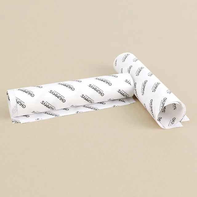 Hot Sale Customized Logo Printed Grease Proof Paper Sheets With PE Film