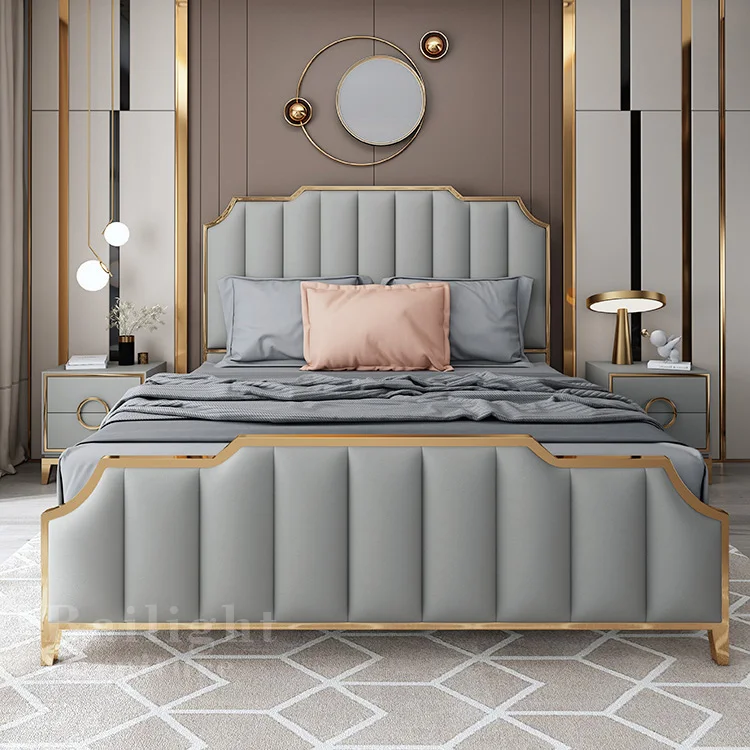 Antique Bedroom Furniture European Classical Bed Luxury Bed Bedroom