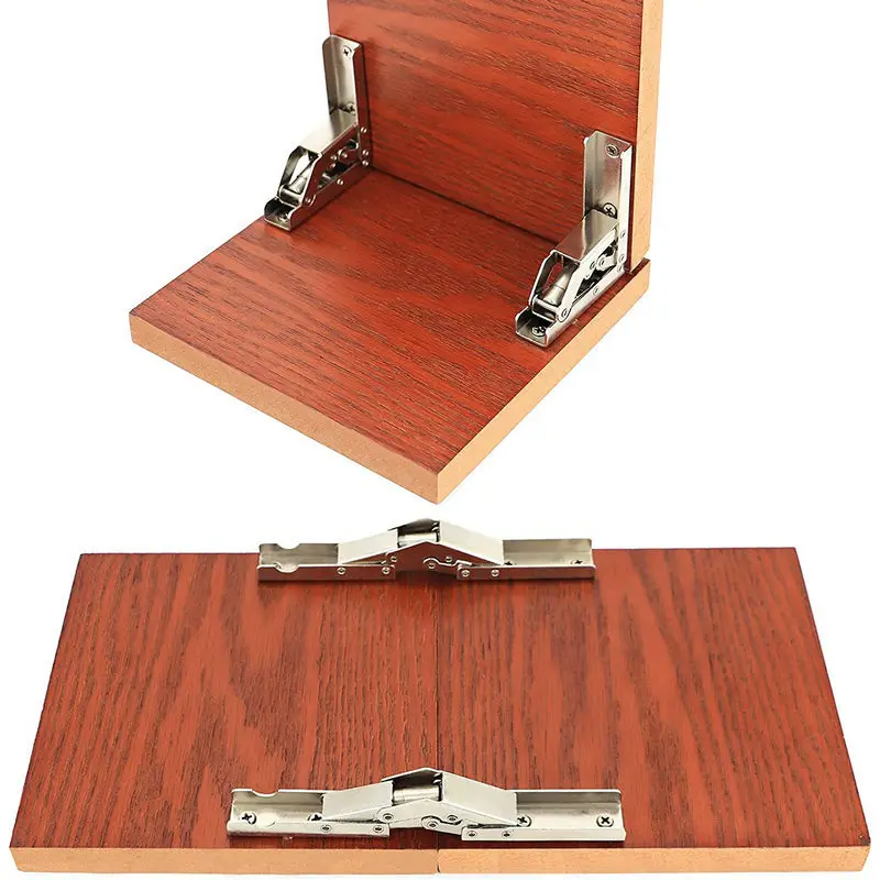 Factory Price Furniture Hardware Front 5 Gear Hinges 90 180 Degree Adjustable Folding Hinges