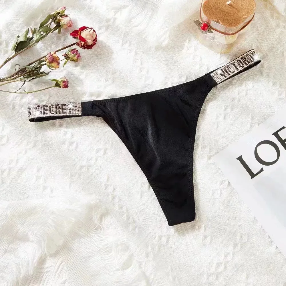 Agent Dropshipping Rhinestone G-String Shiny Thong Leotard Thongs G-Strings G Strings Sexy