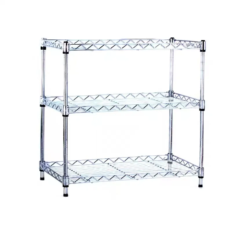 Adjustable Hot Sale Metal Wire Shelf Wire Mesh Rack Microwave NSF Wire Shelving