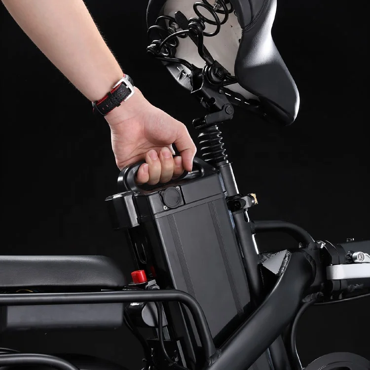 Hot Sale 48V Battery Shock Absorbing Electric Folding Bicycle Electric City Bike