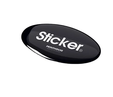 Customized Clear Gel Sticker Soft Plastic Brand Logo Labels 3d Resin Dome Epoxy Sticker